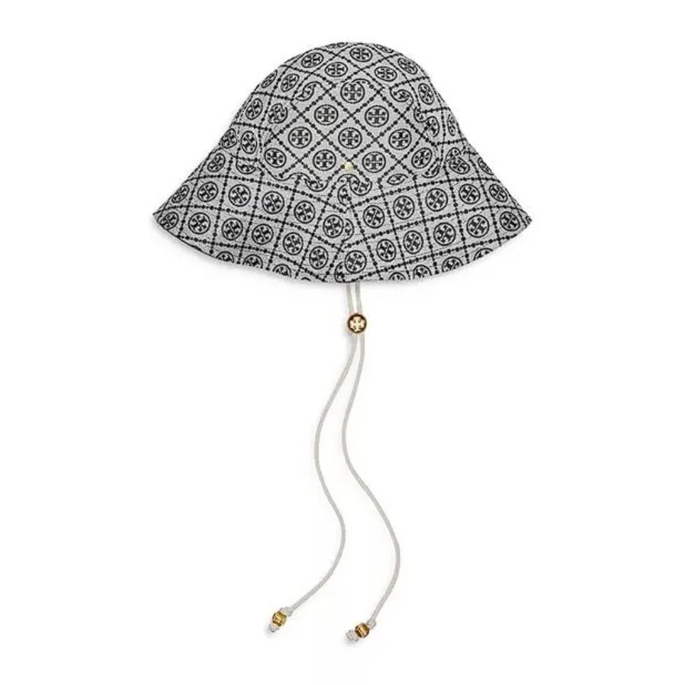 TORY BURCH Women's T Monogram Reversible Bucket Hat - Picture 2 of 9